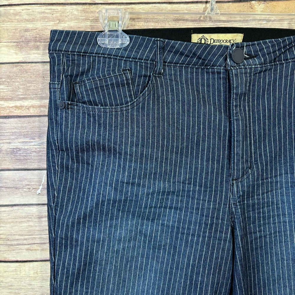 Democracy Ab Technology Womens Jeans Size 12 Stretch Denim Blue - Picture 2 of 7